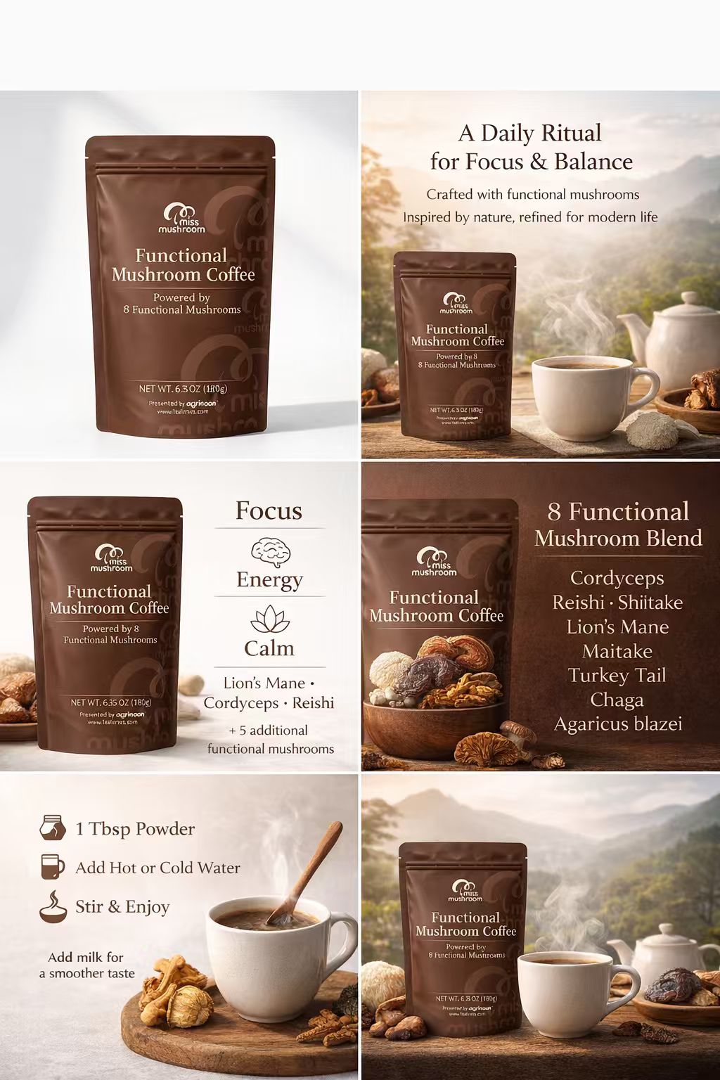 Functional Mushroom Coffee
